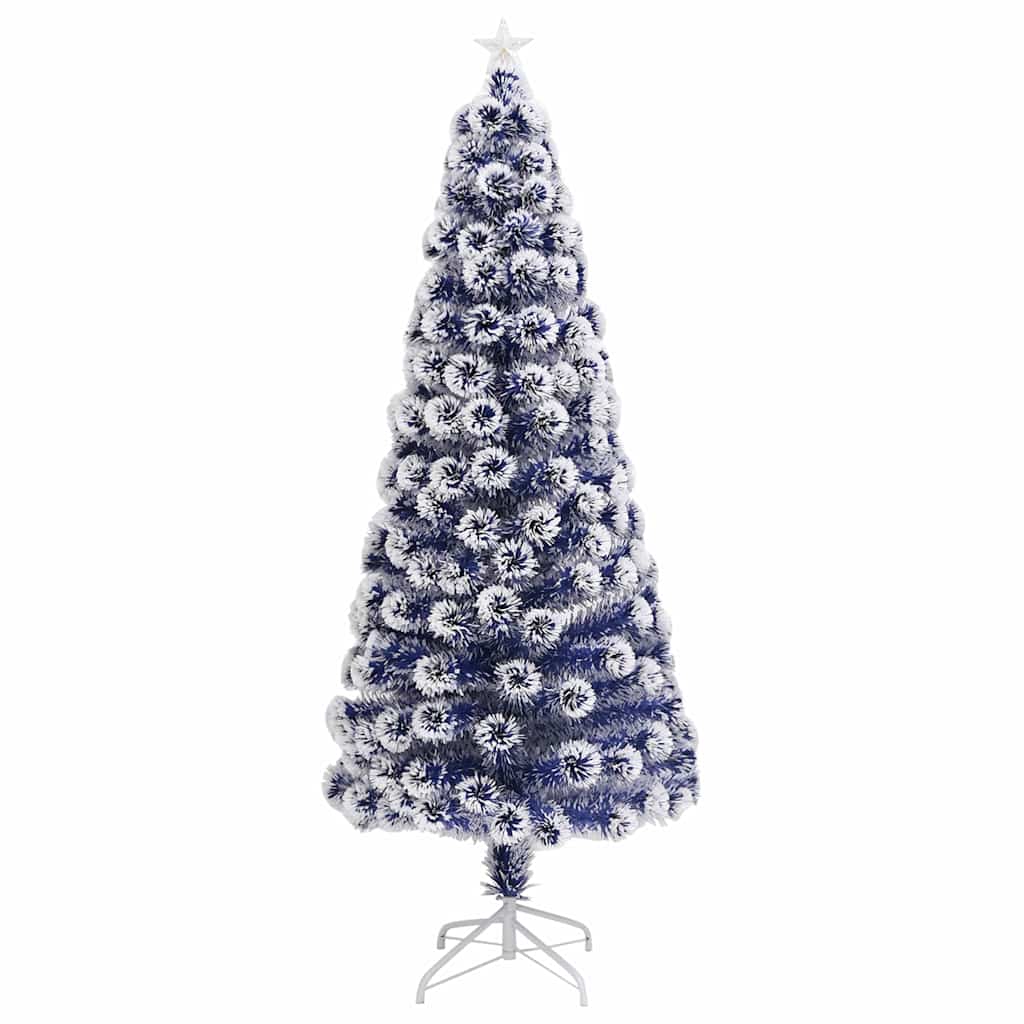 Vorbeleuchteter Weihnachtsbaum mit Ständer und LED 150 cm Glasfaser