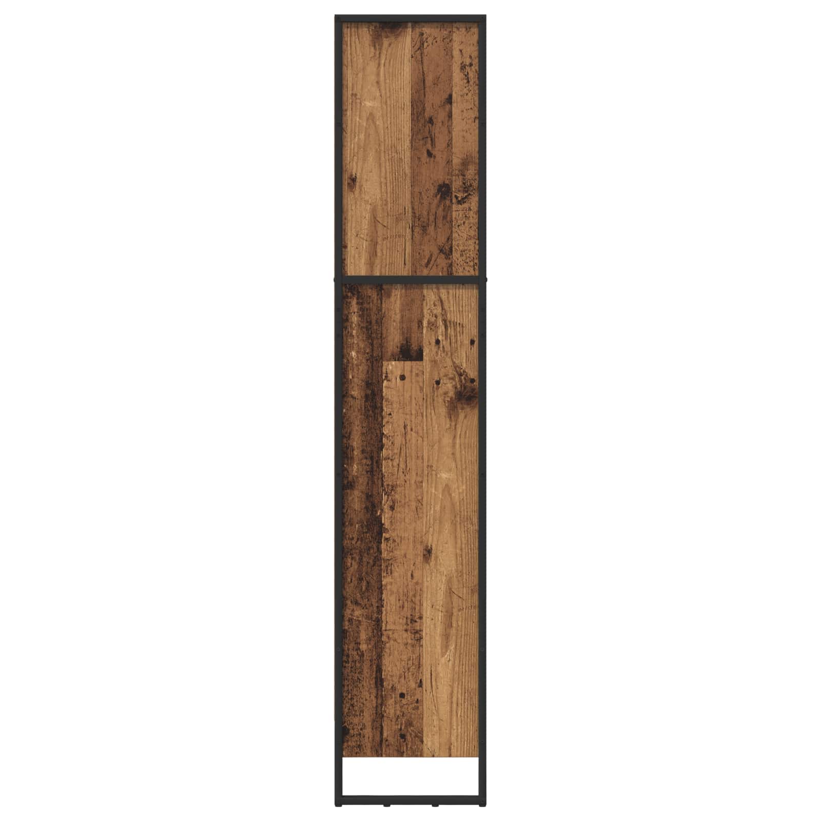 Bücherregal 2 pcs Schwarz Eichen-Optik 60 x 30 x 189,5 cm