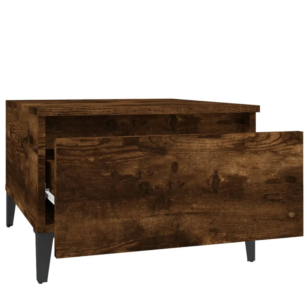 Beistelltisch Weiß 50x46x35 cm Holzwerkstoff