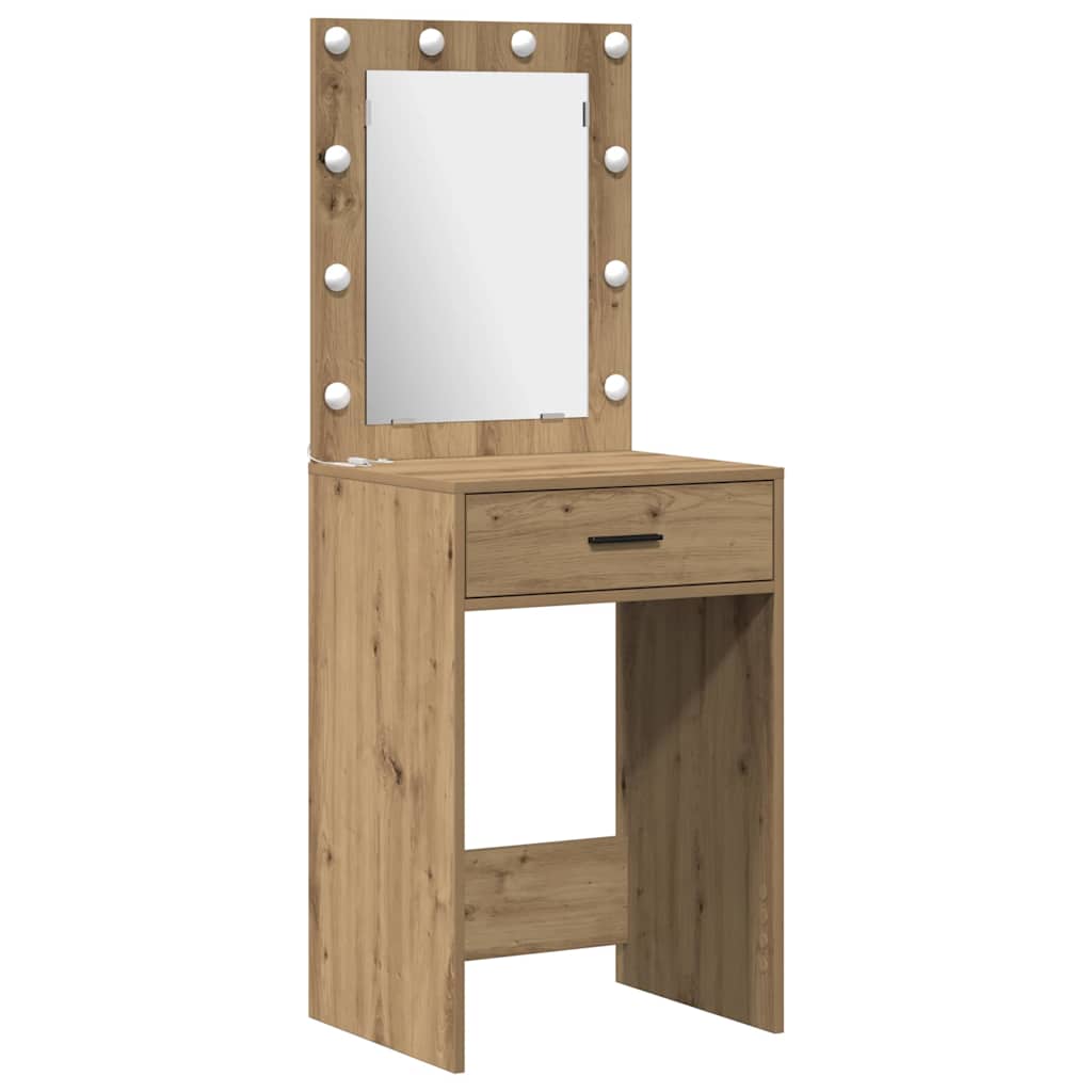Schminktisch 2 pcs Weiß 50 x 41 x 135 cm Holzwerkstoff