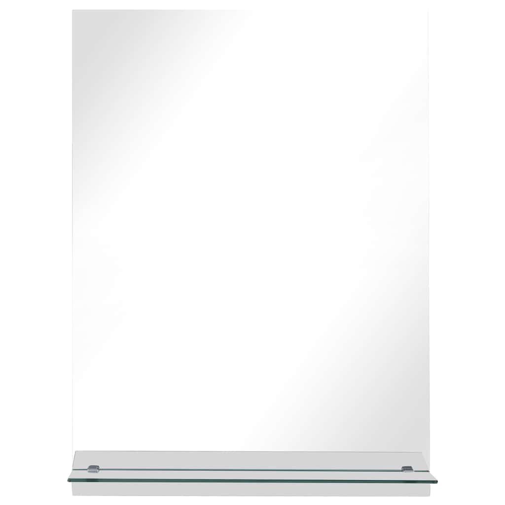 Wandspiegel mit Regal 20×40 cm Hartglas