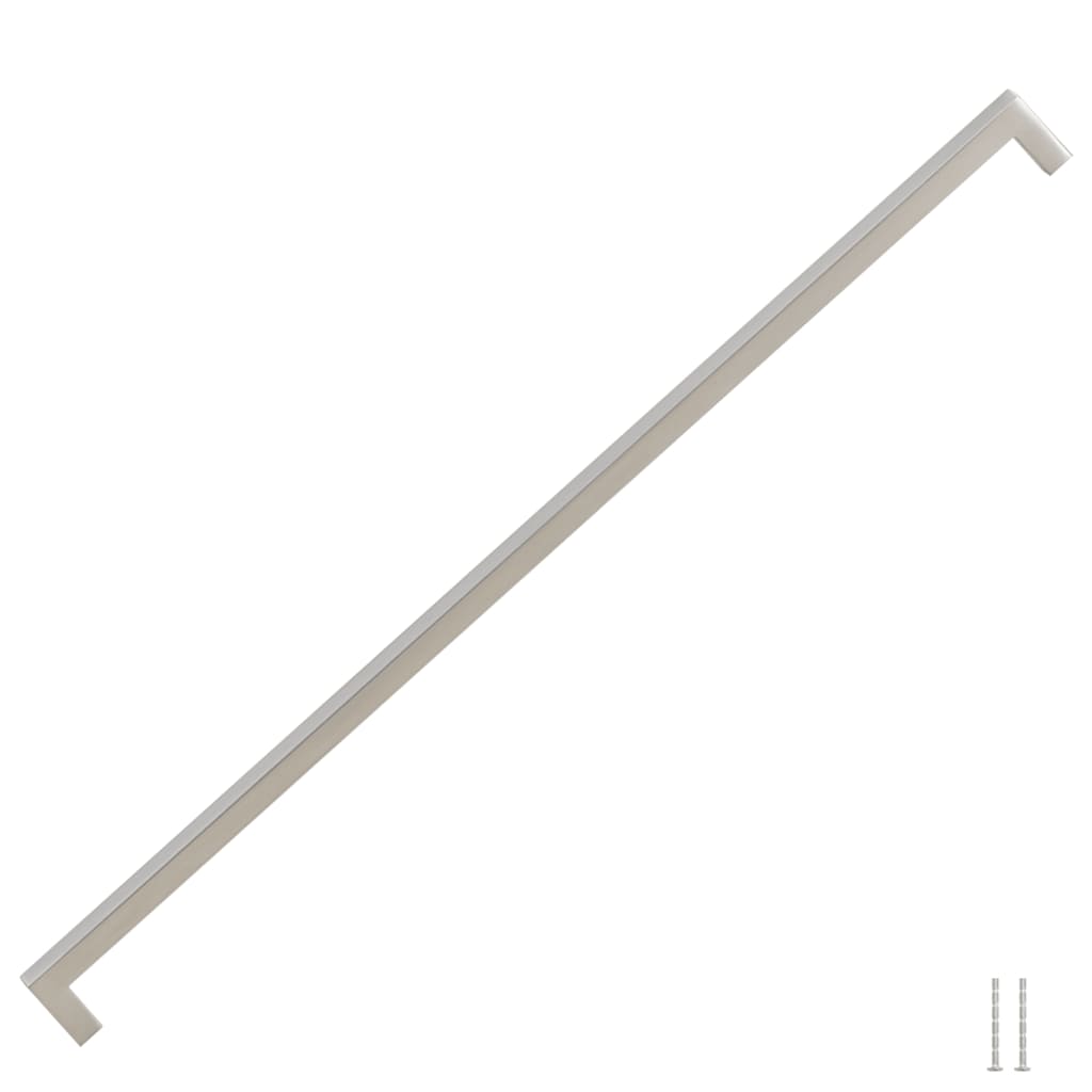 Möbelgriffe 10 Stk. Silbern 64 mm Edelstahl