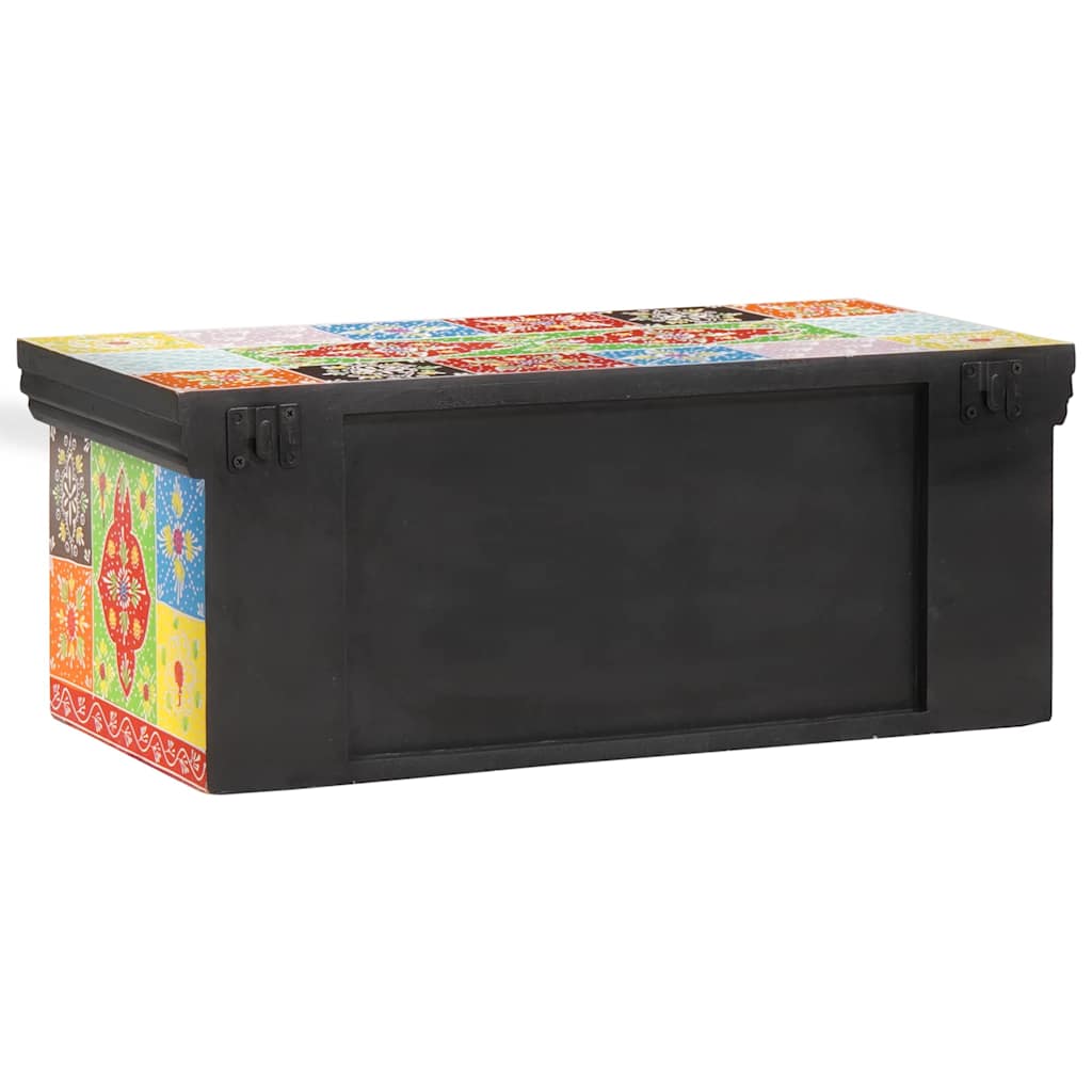 TV-Schränk Mehrfarbig 100 x 30 x 24 cm Massivholz Mango