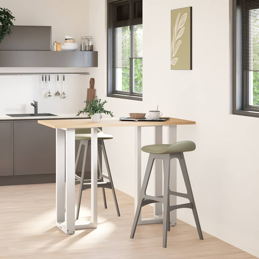 Couchtischbeine T-Form 2 Stk. Schwarz 30x25x(30-31) cm Stahl