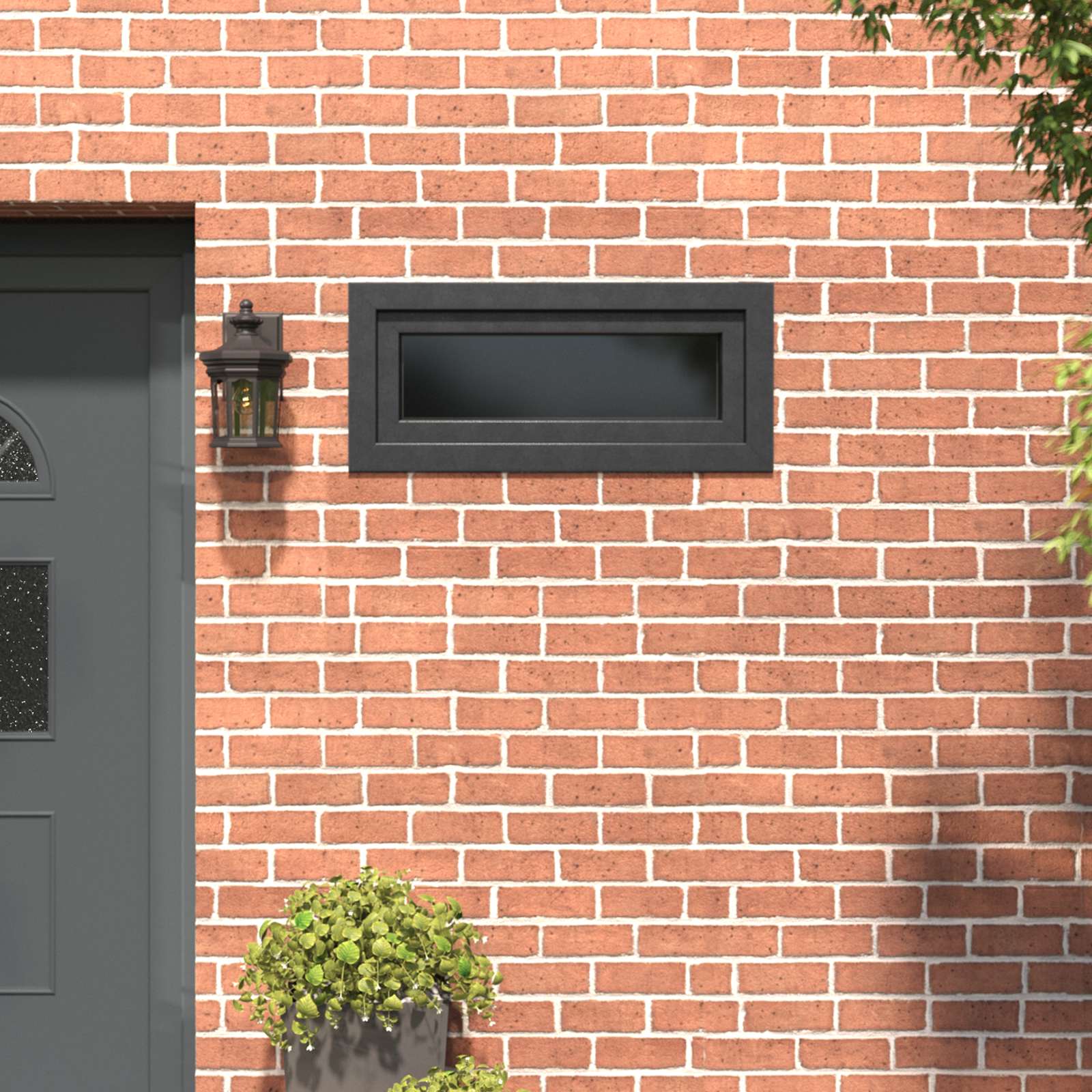 Kellerfenster RISOR 60 x 40 cm PVC und Glas Weiß