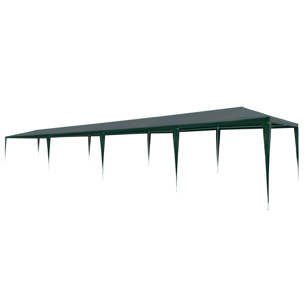 Partyzelt 400 x 300 x 255 cm Rot PE und Stahl