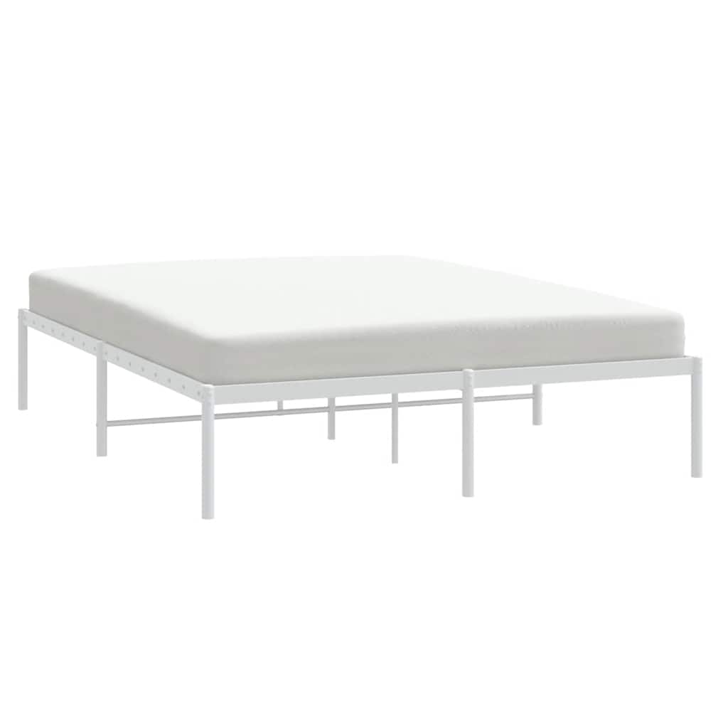 Bettgestell Metall Schwarz 75x190 cm