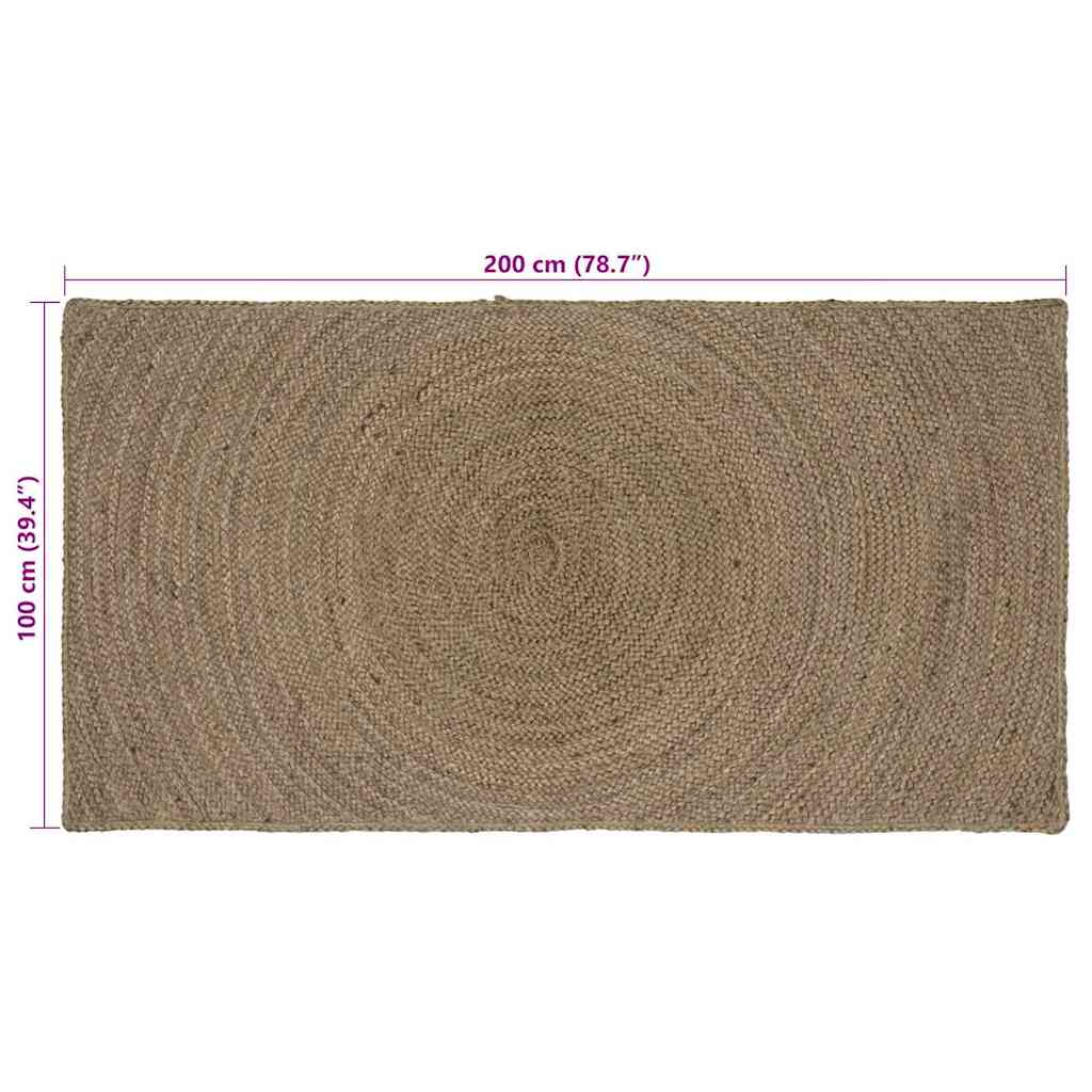 Bereichsteppiche Natur 60 x 110 cm Jute