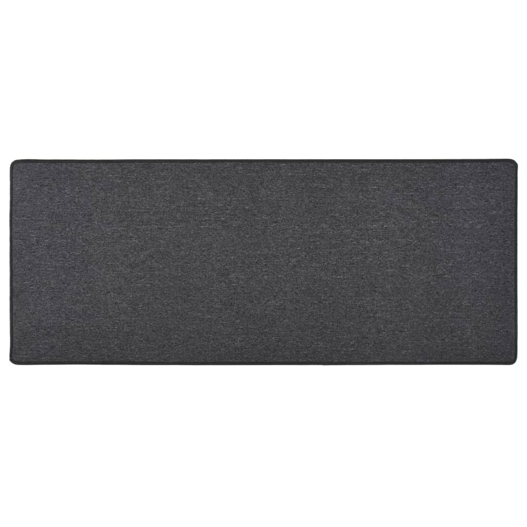 Teppichläufer Anthrazit 80 x 500 cm 100% Polypropylen
