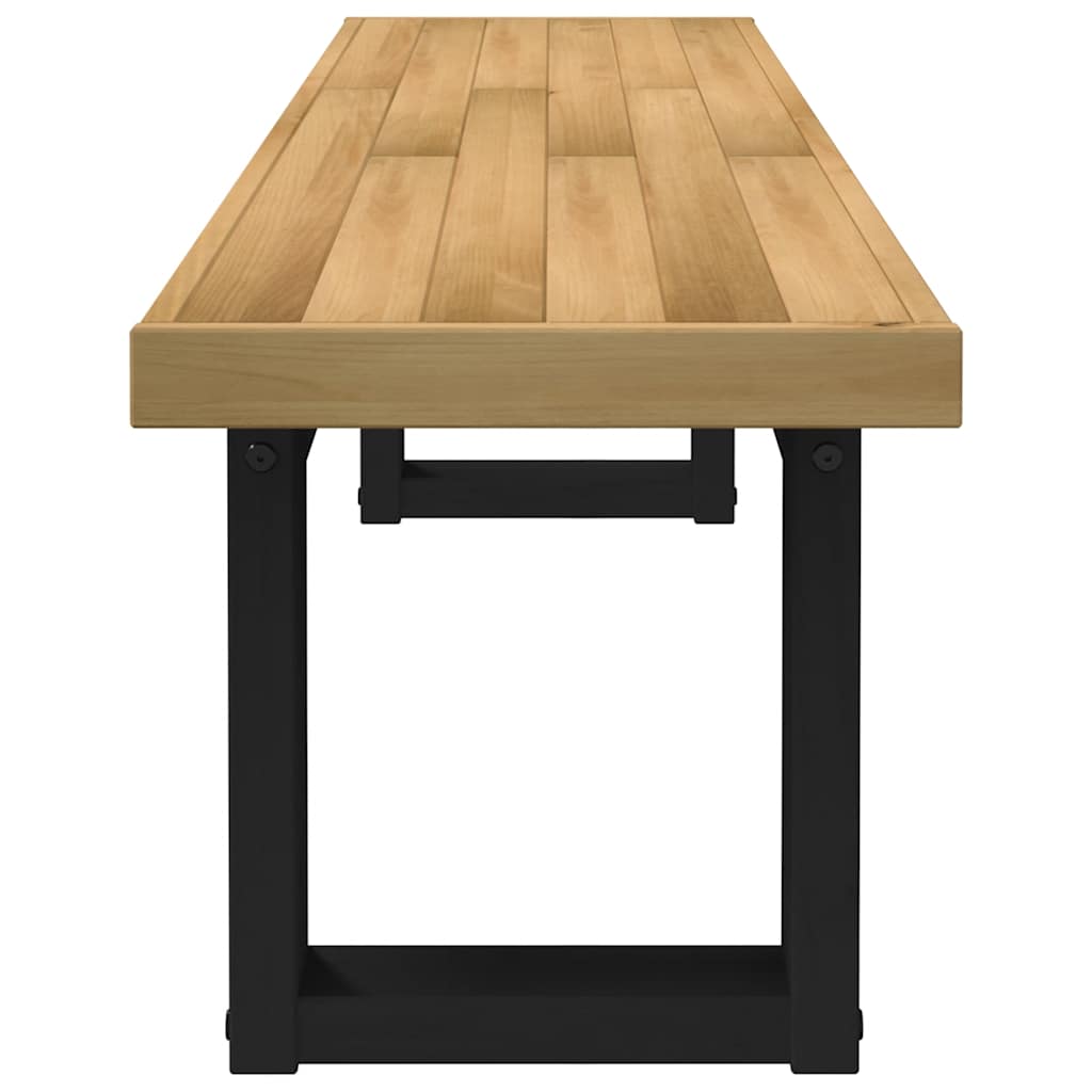 Esstischbank NOAIN 180 x 41 x 45 cm Massives Kiefernholz