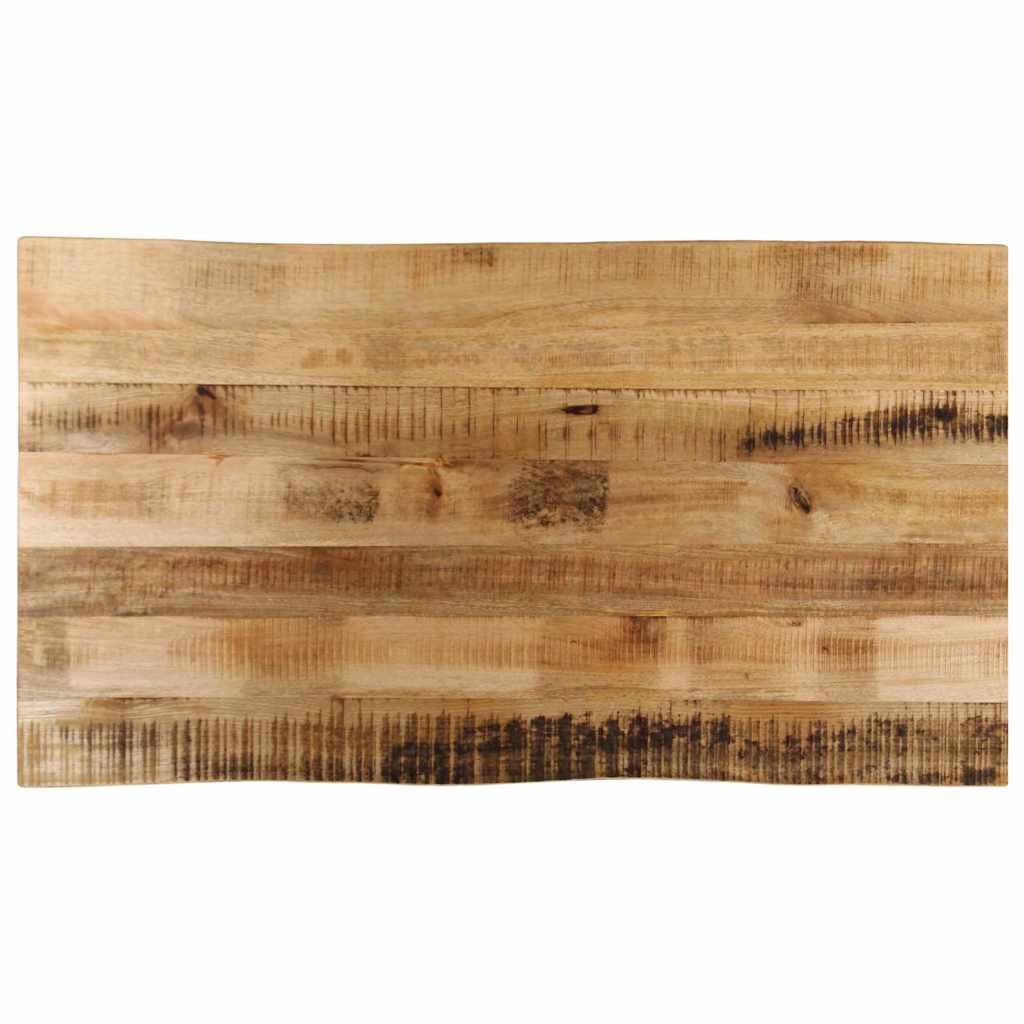 Tischplatte 40x40x2,5 cm Rechteckig Massivholz Akazie Baumkante