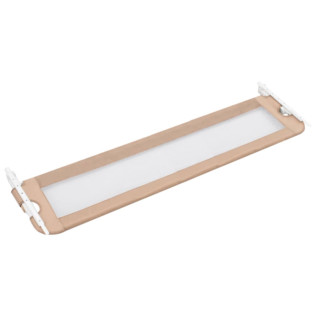 Kleinkind-Bettschutzgitter Taupe 102x42 cm Polyester