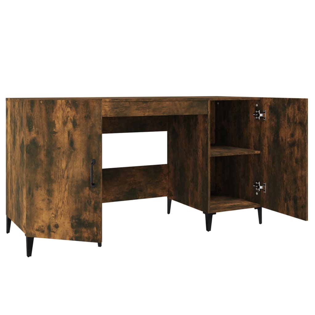 Schreibtisch mit Tür Altholz 140 x 50 x 75 cm Holzwerkstoff
