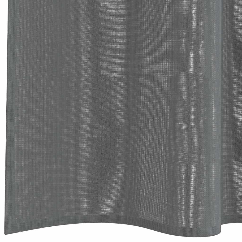 Voile Vorhänge mit Ösen 2 Stk. Apfelgrün 140x140 cm