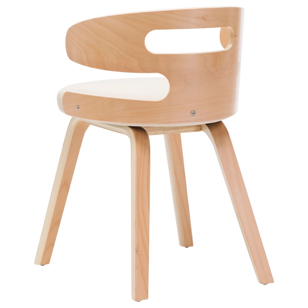 Esszimmerstühle 4 Stk. Braun Bugholz und Kunstleder