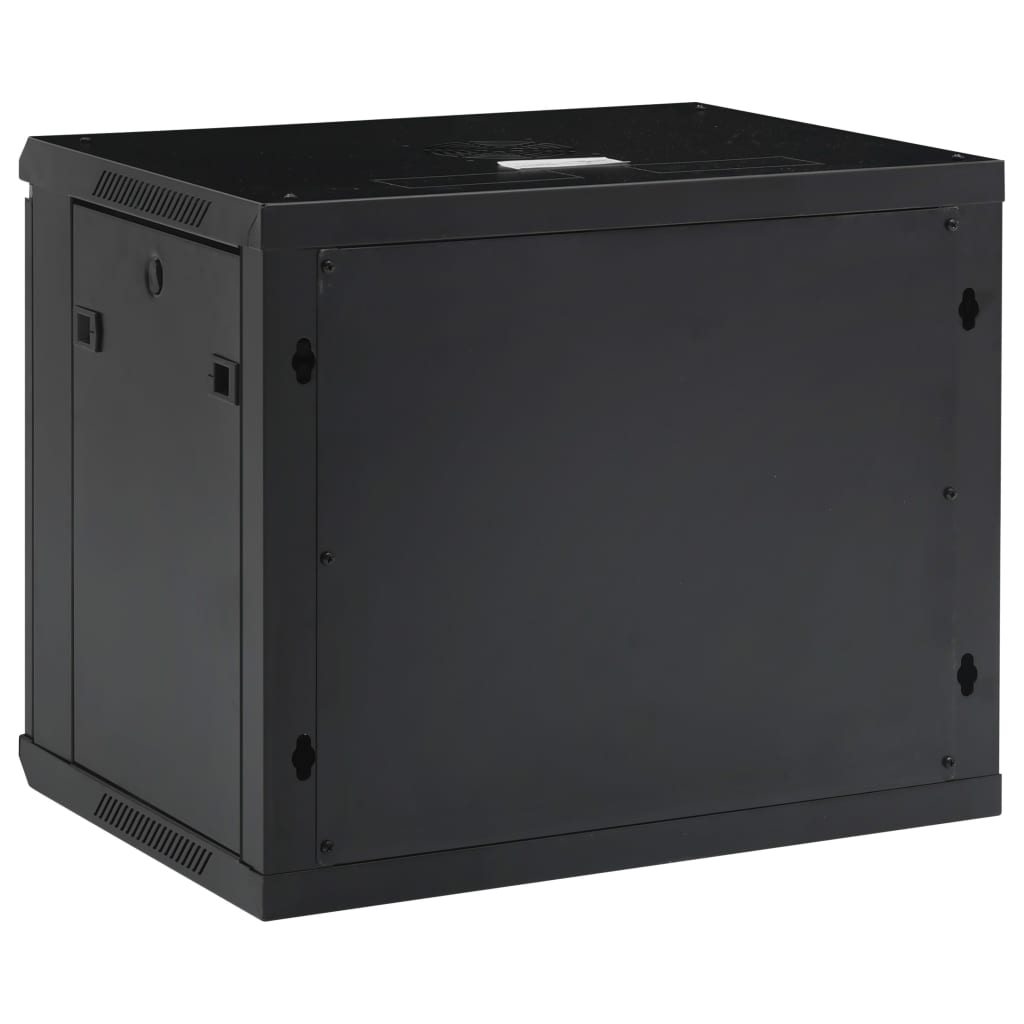 Netzwerkschrank mit Speicher Grau 60 x 45 x 28 cm Stahl