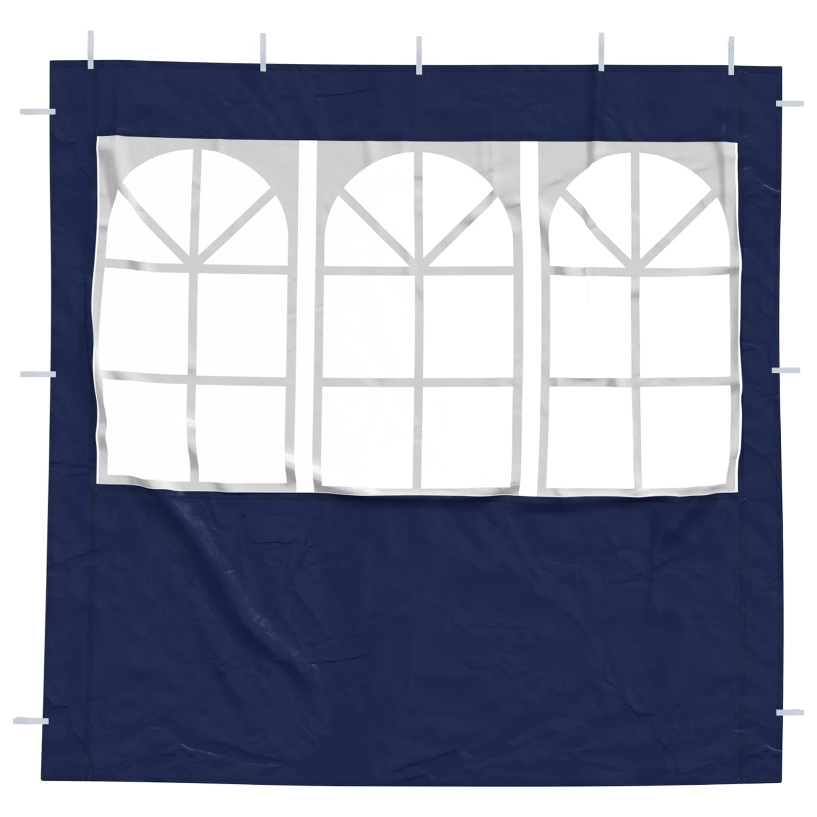 Party Zelt Seitenteil 2 pcs 300 x 195 cm Rot PE und Stahl