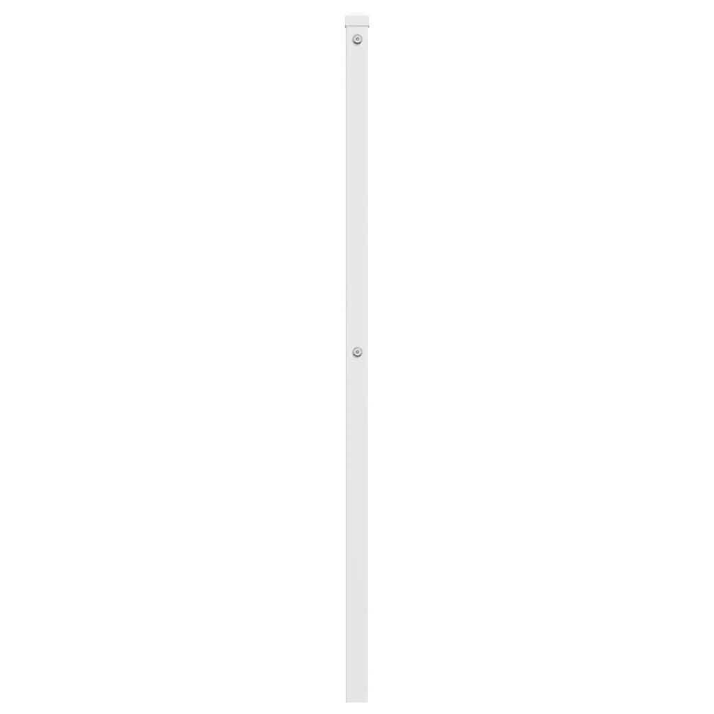 Ersatz-Kopfteil Metall Weiß 100 cm