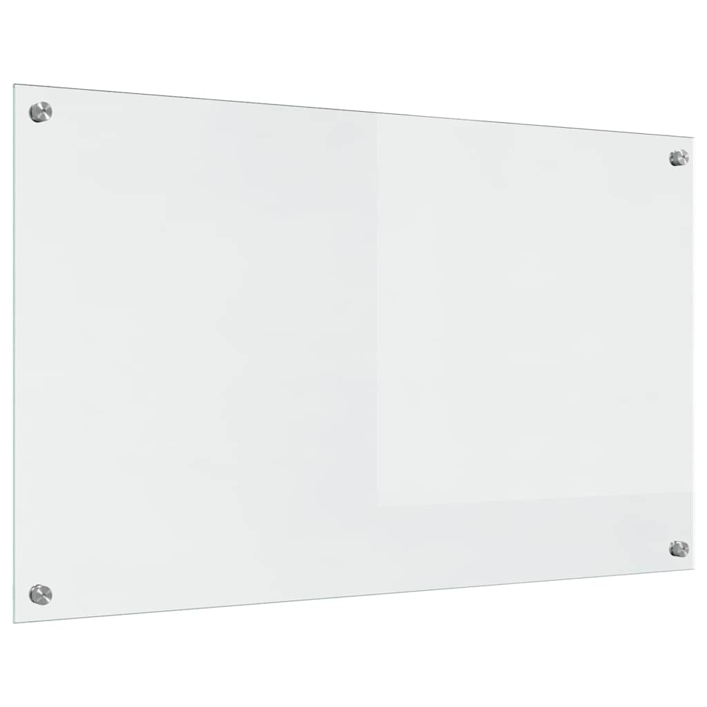 Küchenrückwand 2 pcs Weiß 70 x 40 cm Gehärtetes Glas