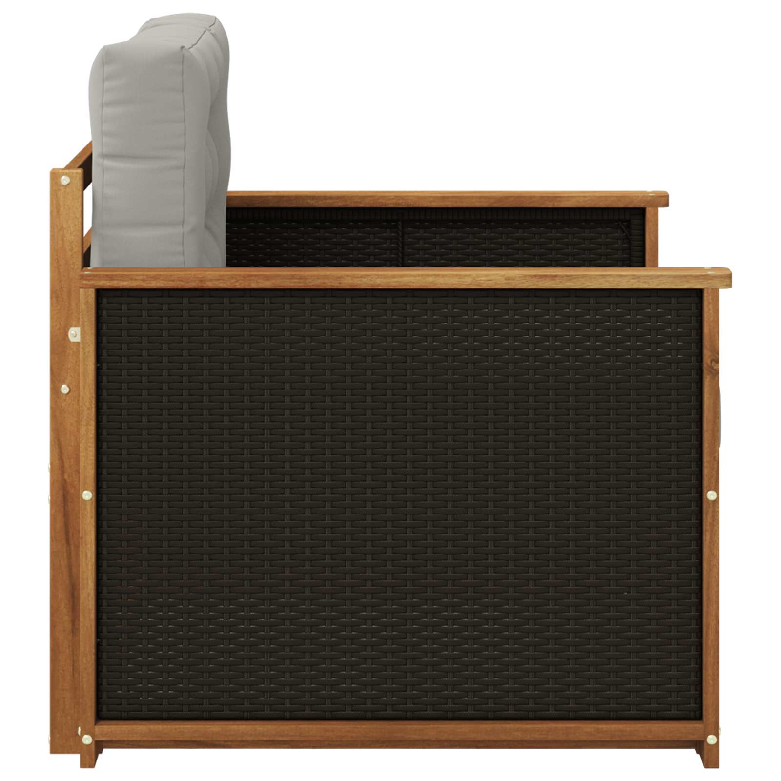 2 Stück Outdoor-Sofa Natur