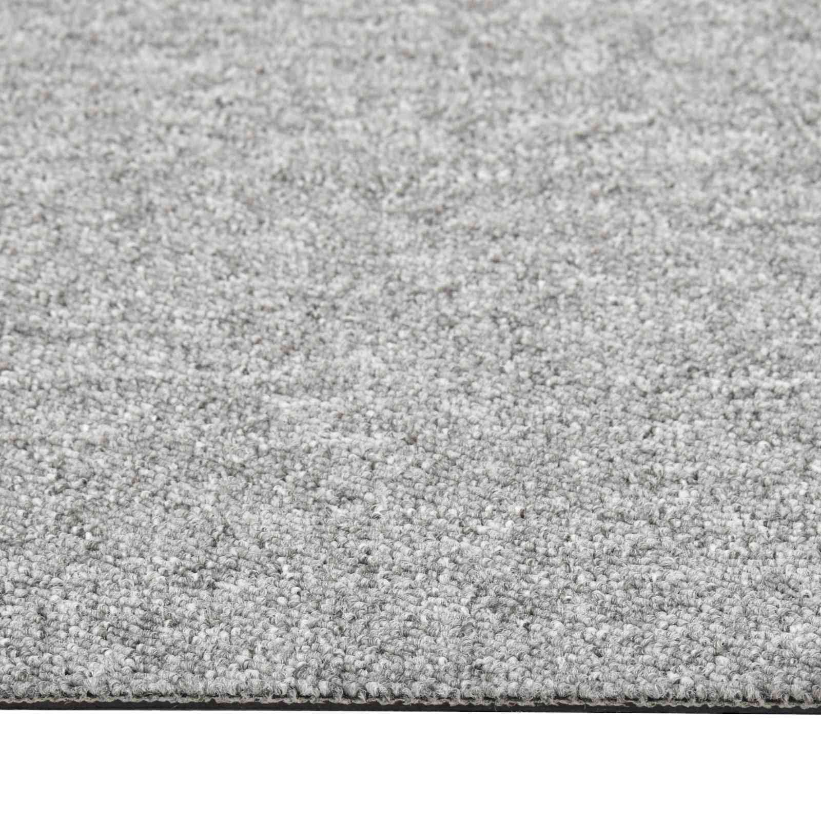 Teppich 20 pcs Gestreiftes Anthrazit 50 x 50 cm