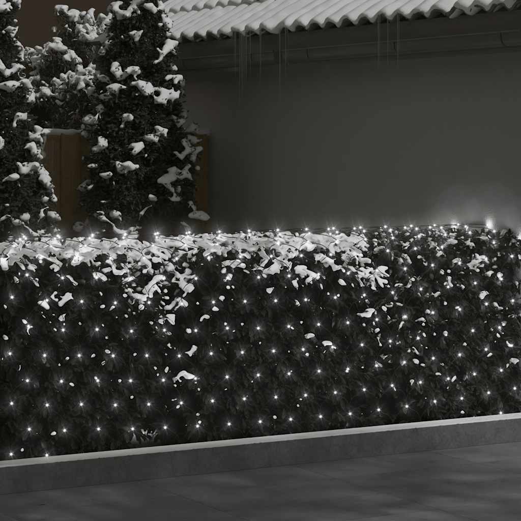 LED-Lichternetz Warmweiß 3x2 m 204 LEDs Indoor Outdoor