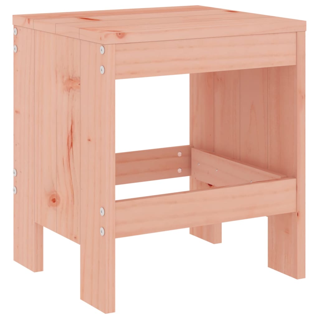 Gartenhocker 2 Stk. Weiß 40x36x45 cm Massivholz Kiefer