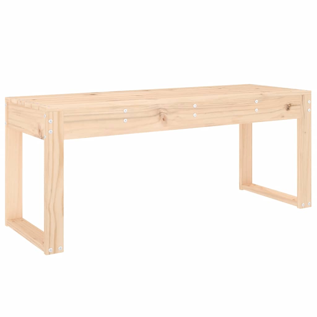 Gartenbank 80x38x45 cm Massivholz Kiefer