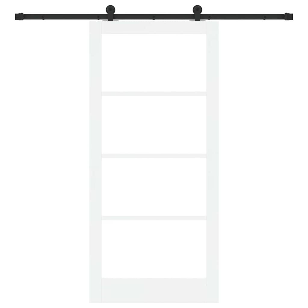 Schiebetür ORKDAL Natürlich und Schwarz 61 x 198,5 cm