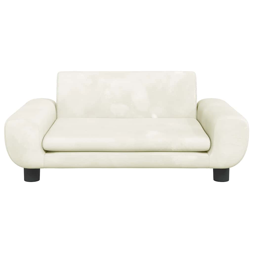 Hundebett Blau 100x54x33 cm Samt