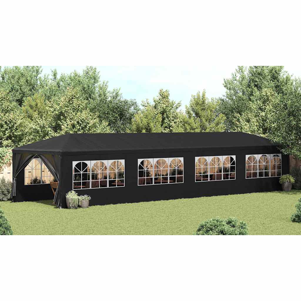 Party-Zelt 400 x 300 x 255 cm Rot PE und Stahl