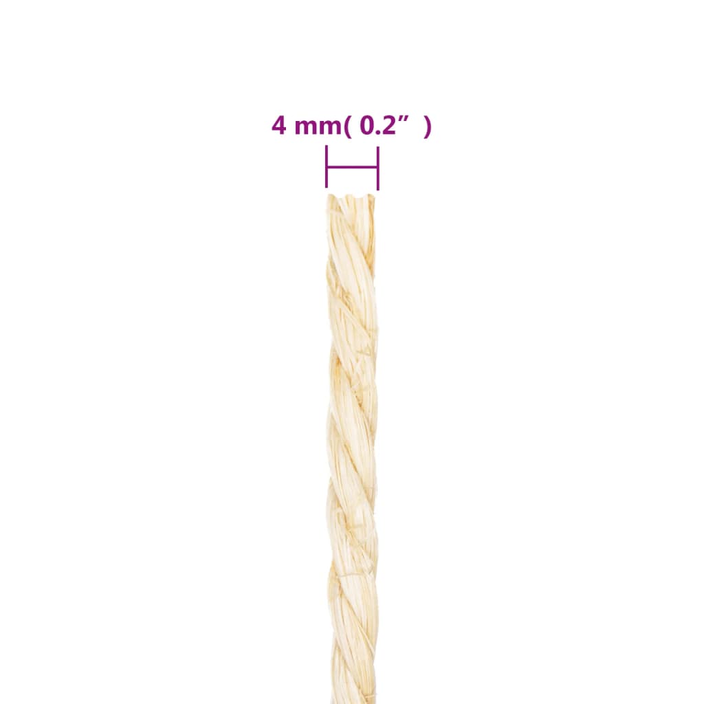Seil 100% Sisal 6 mm 100 m