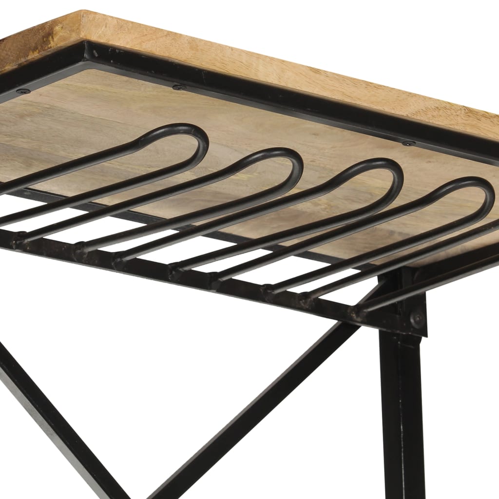 Traktor-Weinschrank 49x31x172 cm Mango Massivholz