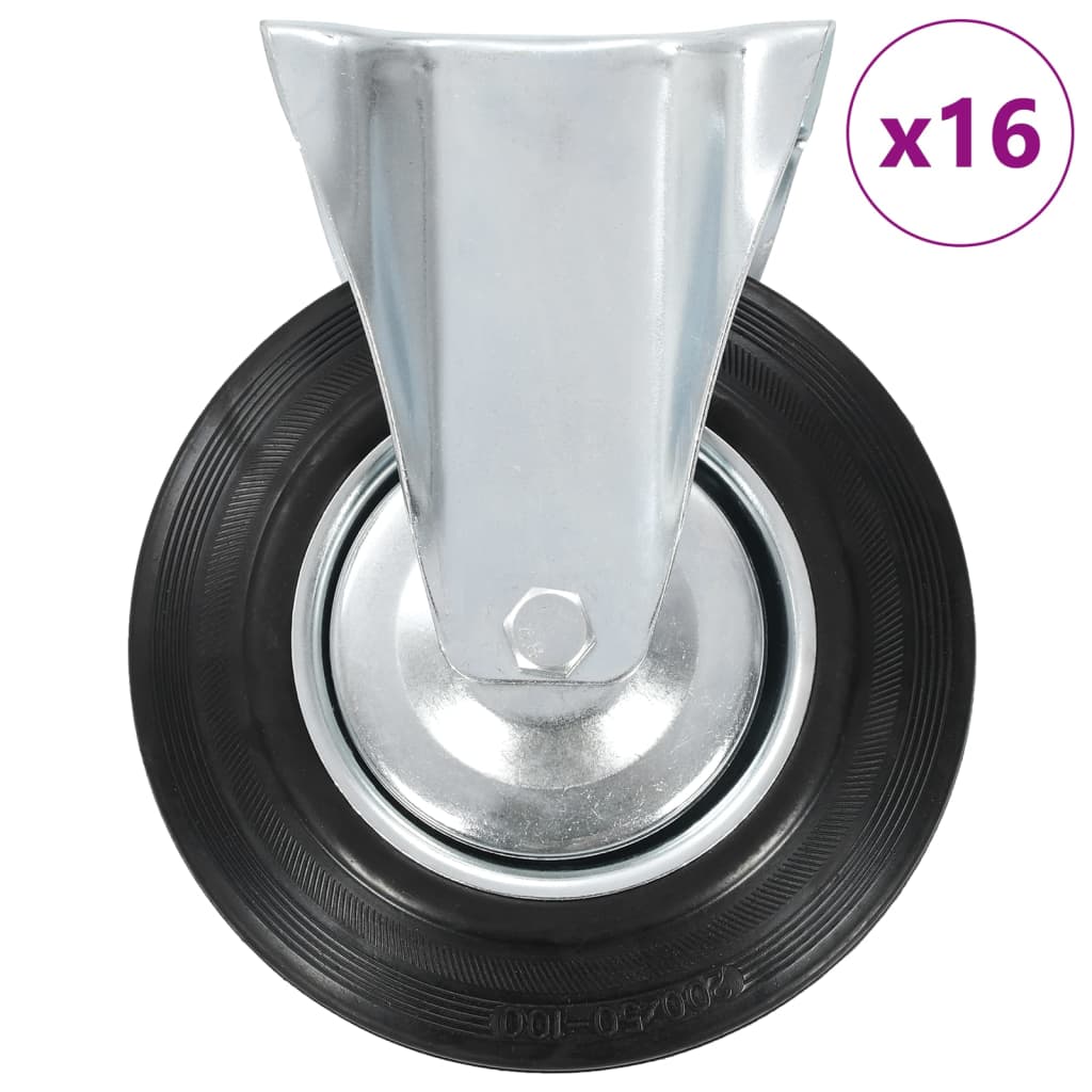Bockrollen 4 Stk. 200 mm