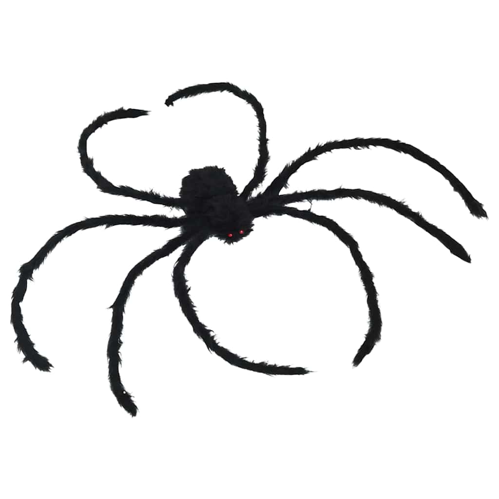 Halloween-Spinnendekoration mit Netzen 2 pcs Schwarz und Weiß