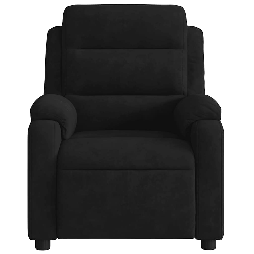 Massage-Relaxsessel, hellgrauer Samt