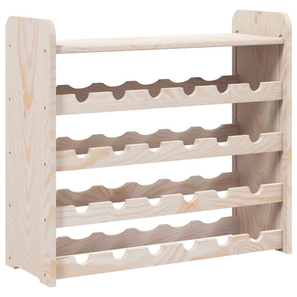 Weinregal 33x25x37 cm Massivholz Kiefer