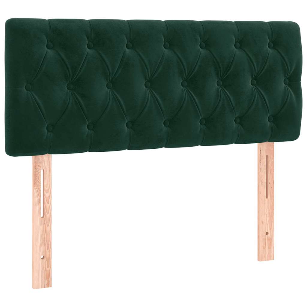 Kopfteil Hellgrau 80x7x118/128 cm Samt
