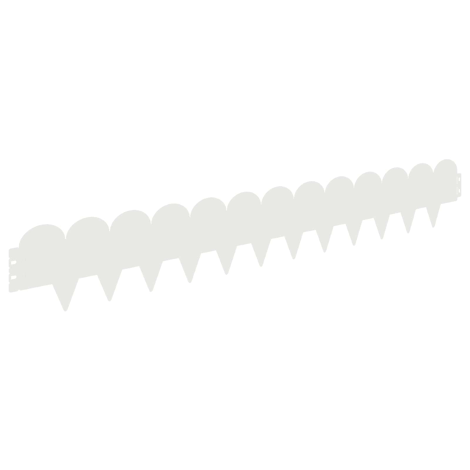 Raseneinfassung 10 pcs 103 x 15 cm Stahl Schwarz