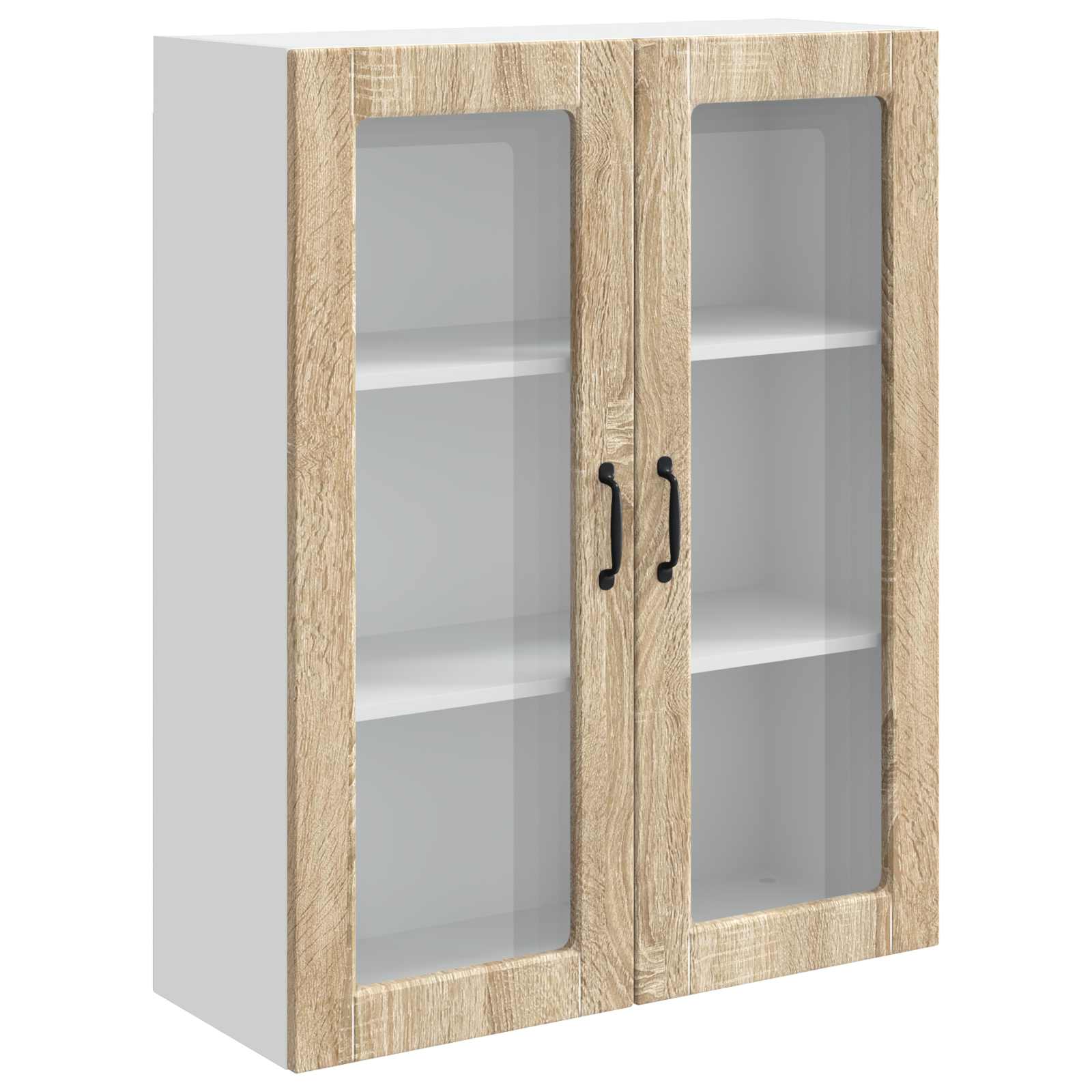 Herdumbauschränke 2 Stk. Kalmar Weiß Holzwerkstoff