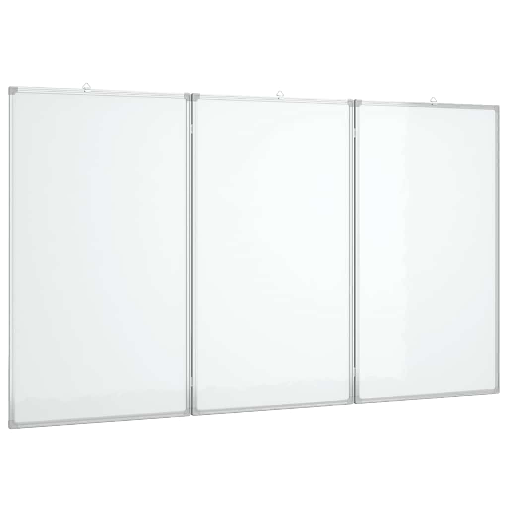 Magnetisches Whiteboard Klappbar 120x80x1,7 cm Aluminium