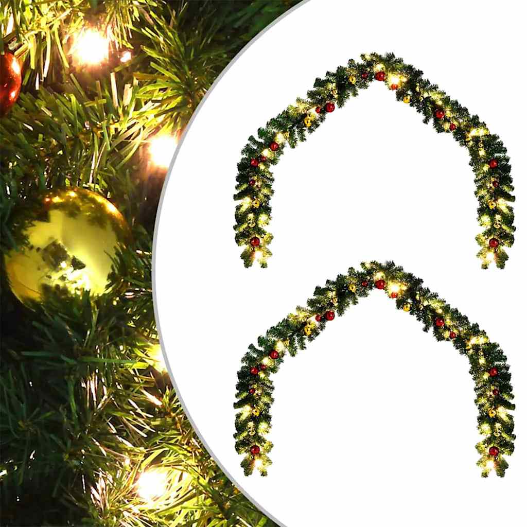 Weihnachtsgirlande mit LED-Leuchten 5 m