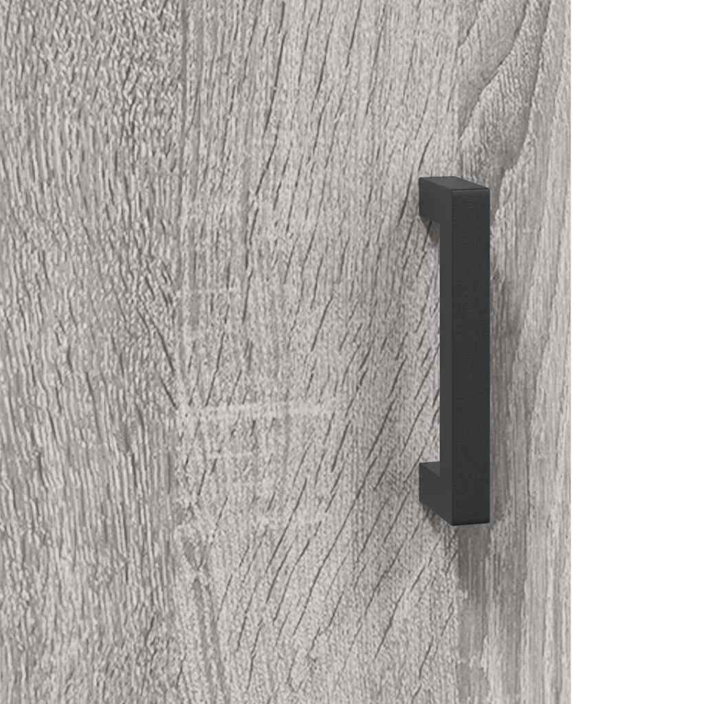 Highboard Hochglanz-Weiß 69,5x34x180 cm Holzwerkstoff
