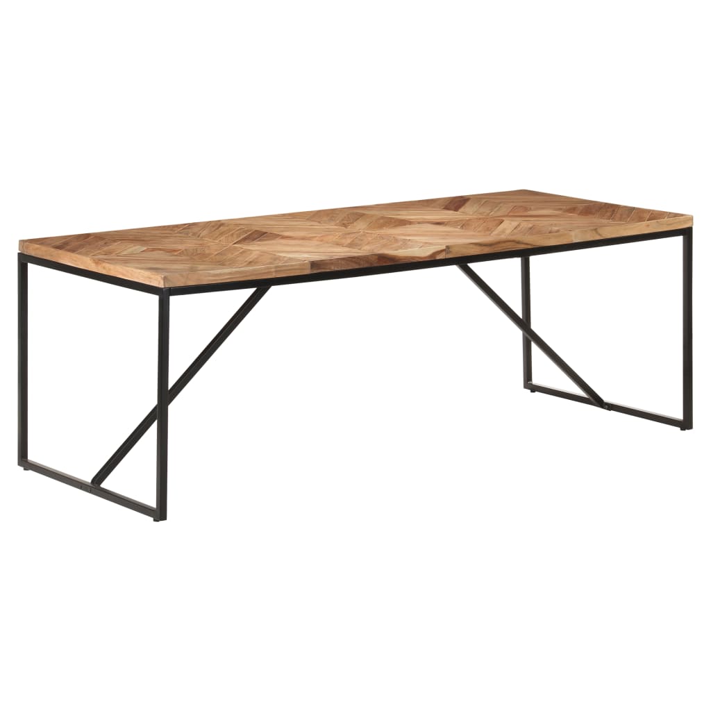 Esstisch 140x70x76 cm Massivholz Akazie und Mango