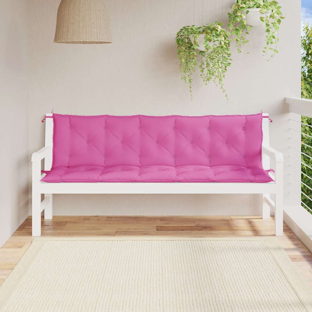 Gartenbank-Auflage Anthrazit 100x(50+50)x7 cm Oxford-Gewebe