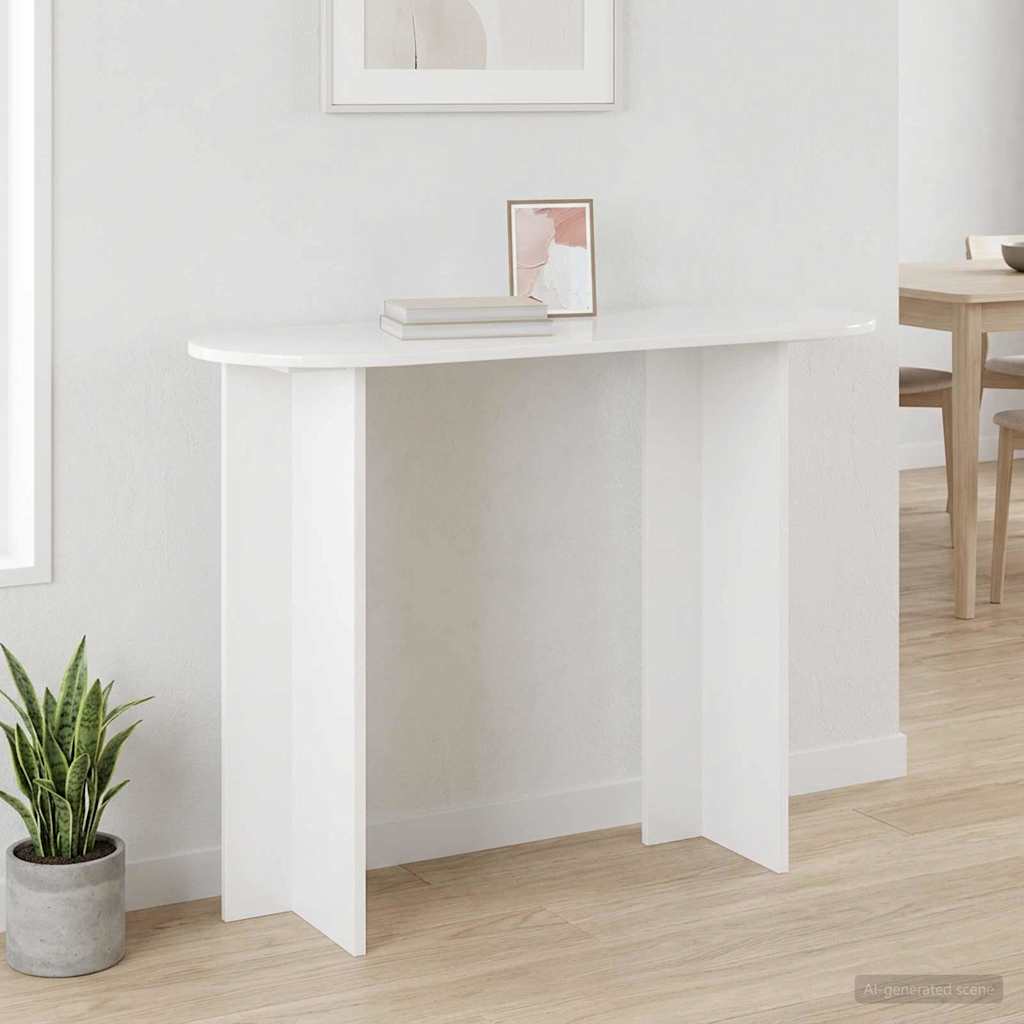 Konsolentisch Weiß 100 x 39,5 x 75 cm Holzwerkstoff