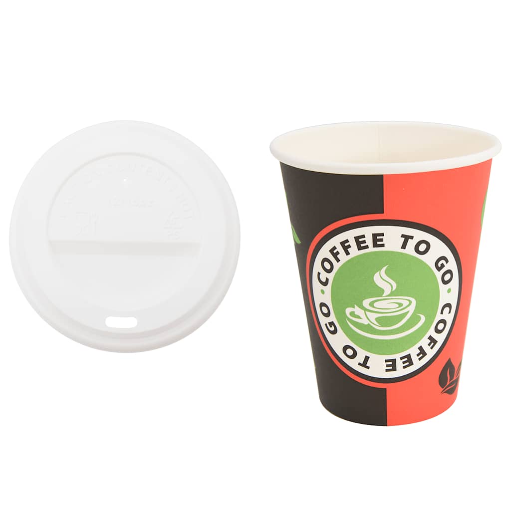 Pappbecher mit Deckeln 1000 Stk. 4oz 120ml