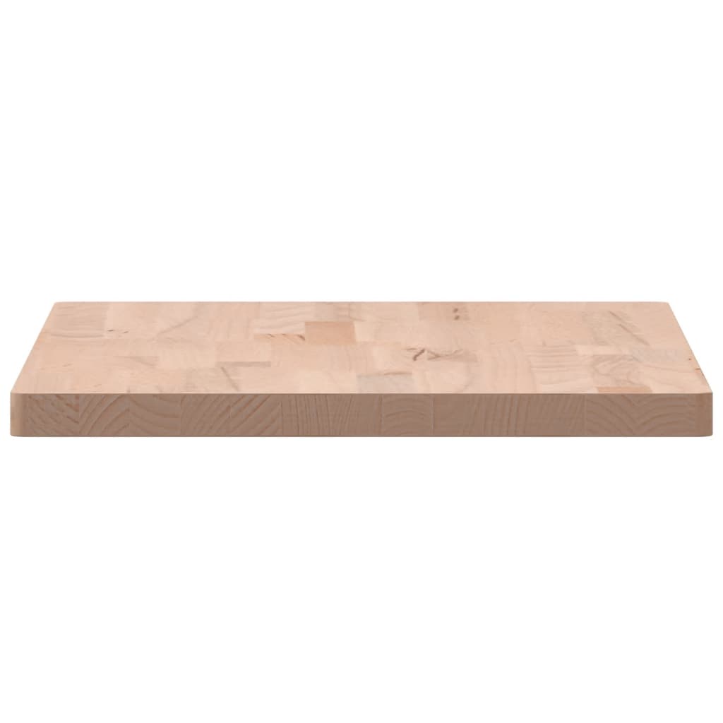 Tischplatte 80x40x1,5 cm Rechteckig Massivholz Buche