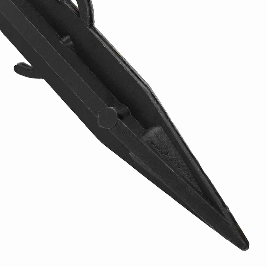 Bodenheringe 100 pcs Schwarz Ø3 x 11 cm Kunststoff