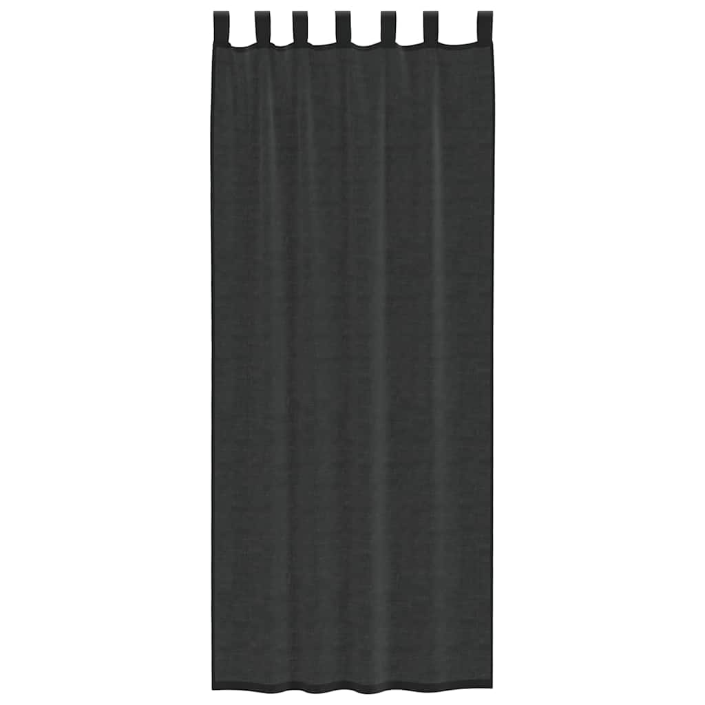 Voile Vorhänge mit Ösen 2 Stk. Apfelgrün 140x140 cm